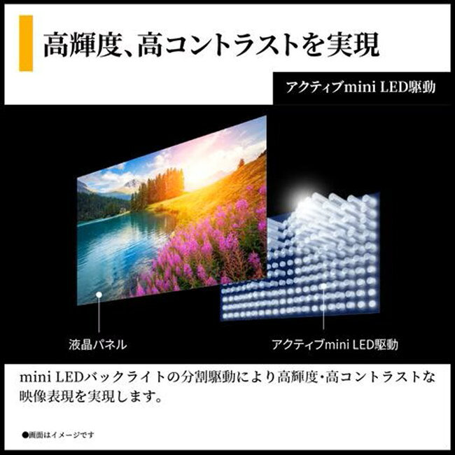 mini LEDテレビ HV1ライン 4T-C85HV1 サムネイル3