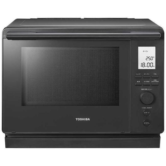 東芝　TOSHIBA 角皿式スチームオーブンレンジ 石窯ドーム 30L アッシュグレージュ ER-D100B-H〈ERD100B-H〉