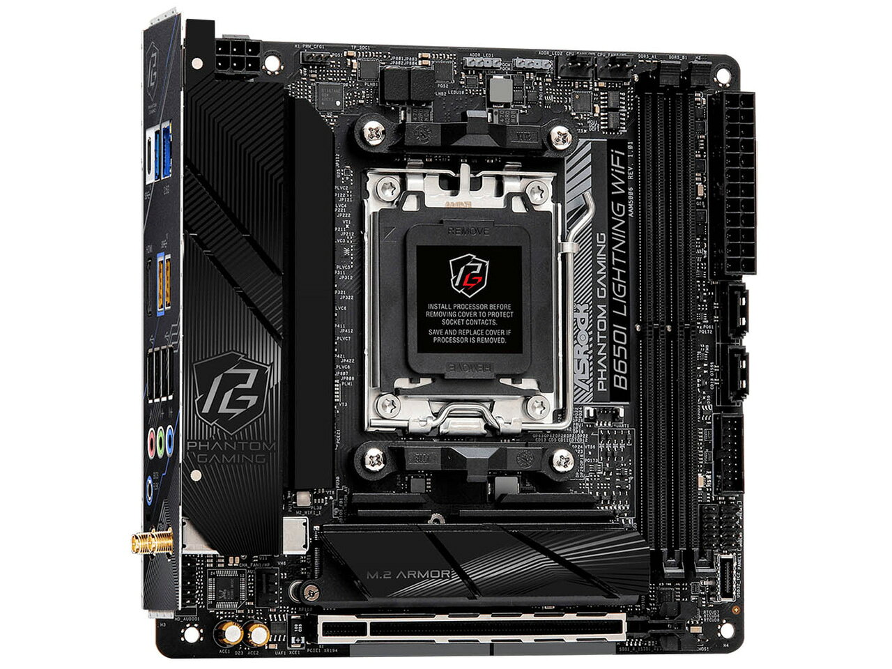 ASRock(アスロック) マザーボード B650I Lightning WiFi 【即日発送】 Lightning WiFi AMD Ryzen 7000 シリーズ CPU対応 国内正規代理店品