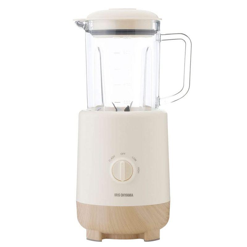 ミキサー・フードプロセッサー フードプロセッサー ミキサー アイリスオーヤマ 氷対応 木目調 スムージーミキサー ジュウサー 家庭用 IJM-S101-C