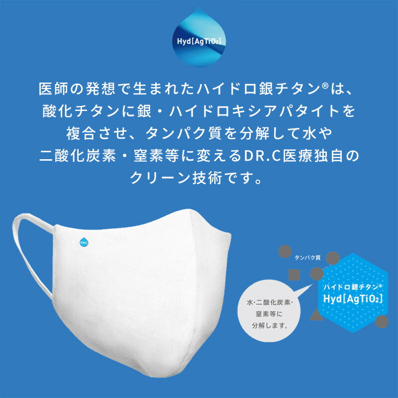 ハイドロ銀チタンマスク ふつうサイズ 小さめサイズ 子ども用 ガーゼマスク 大人用 立体 白色 洗えるマスク 医師×タオル職人 綿100％ ソフトガーゼマスク 風邪 飛沫 花粉 対策 普通 小さめ 子供 サイズ