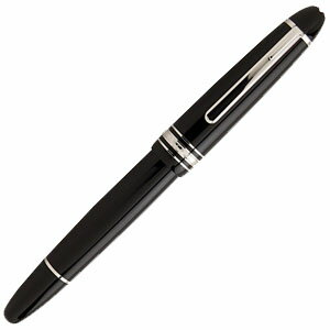 MONTBLANC P146 BK Mモンブラン マイスターシュテュック万年筆プラチナライン ル・グラン14Kプラチナ装飾ペン先 M（中字）ブラック×プラチナ