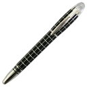 MONTBLANC 25608モンブラン スターウォーカーメタルラバー 万年筆14Kプラチナ装飾ペン先 M（中字）ブラック×プラチナ　※取寄品