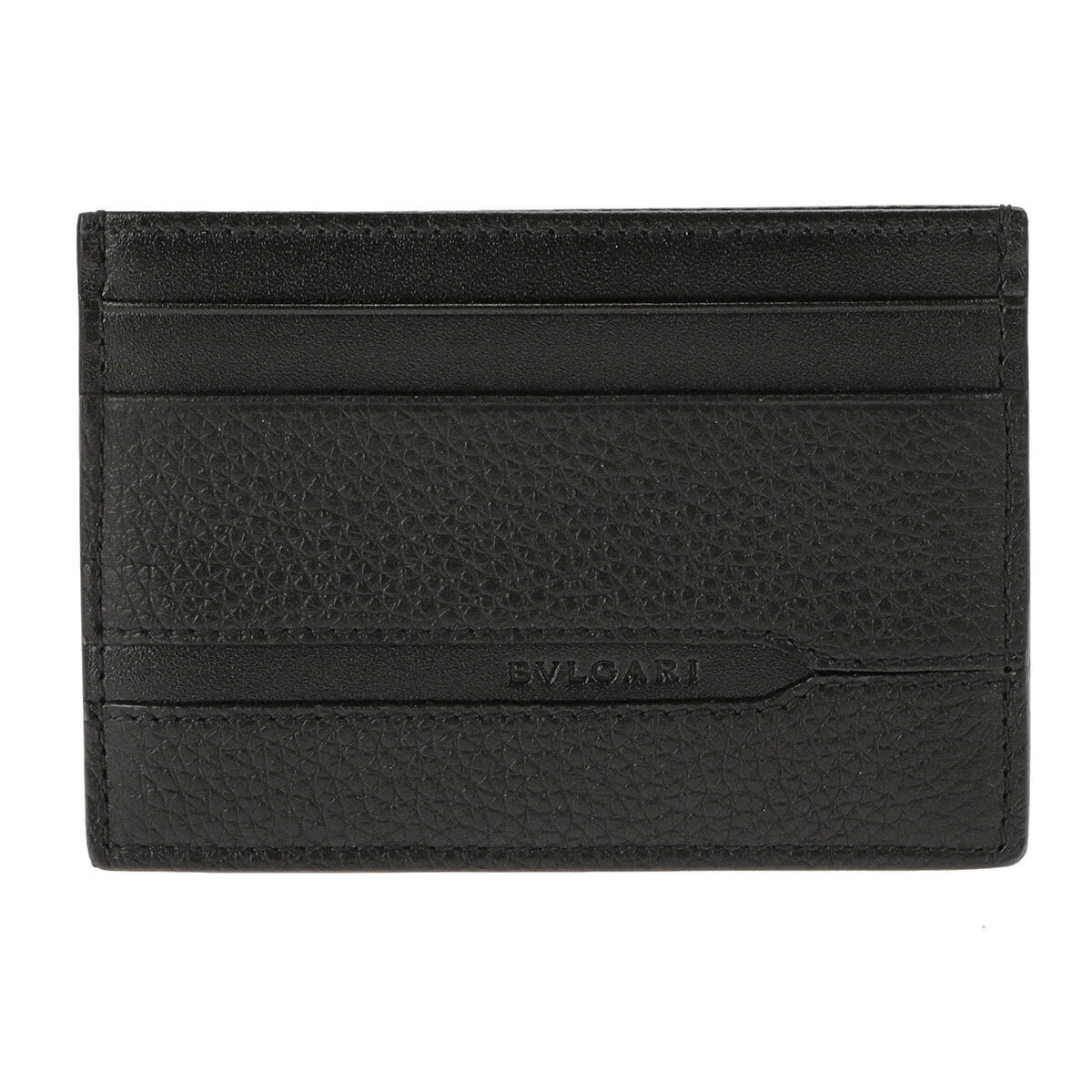 BVLGARI 36969 OCTOブルガリ オクト カードケースカーフレザー ブラック