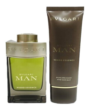 BVLGALI MAN WOOD ESSENCE POACH SETブルガリ マン ウッド エッセンス ポーチセットマン ウッド EDP 90mlアフターシェーブバーム 100mlブルガリ 特製ブラック化粧ポーチ