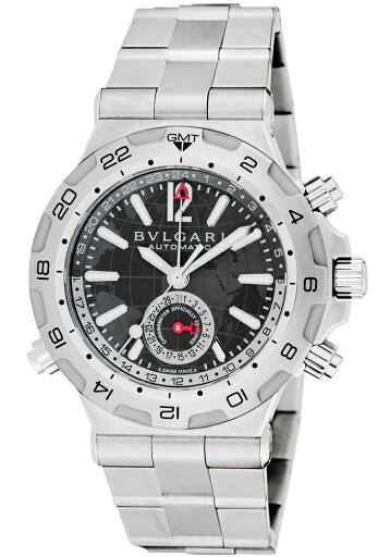 BVLGARI DP42C14SSDGMTDIAGONO PROFESSIONALブルガリ ディアゴノ プロフェッショナル メンズ腕時計スイス製 オートマチック 回転ベゼル カレンダーステンレス シルバー×ブラック BVLGARI DP42C14SSDGMTDIAGONO PROFESSIONALブルガリ ディアゴノ プロフェッショナル メンズ腕時計スイス製 オートマチック 回転ベゼル カレンダーステンレス シルバー×ブラック