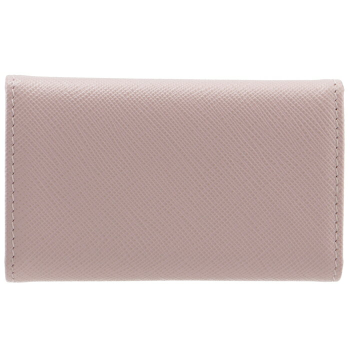 PRADA 1PG004-QWA-F0E18SAFFIANO METAL ALABSTROプラダ 4連キーケース サフィアー...