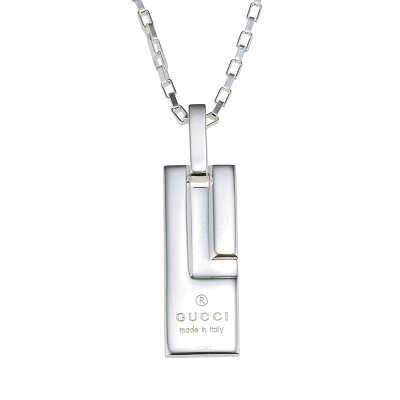 GUCCI 145170-J8400-8106SILVER 925 NECKLACEMADE IN ITALY イタリア製グッチ アクセサリー ネックレスシルバー925 銀製品
