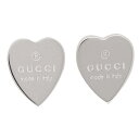 GUCCI 223990-J8400-8106TRADEMARK HEAR MOTIF PIERCEMADE IN ITALY グッチ トレードマークハートモチーフ ピアスイタリア製 スターリングシルバー(銀製品)GUCCI純正BOX・保護袋・コントロールカード