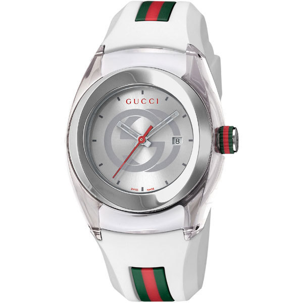 GUCCI YA137302 SYNC WHITE WATCHグッチ シン