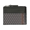 dunhill 19F200ZCC030 ENGIN TURNダンヒル エンジンターン 小銭入ラゲッジキャンバス×レザーグレー×ブラック(4)