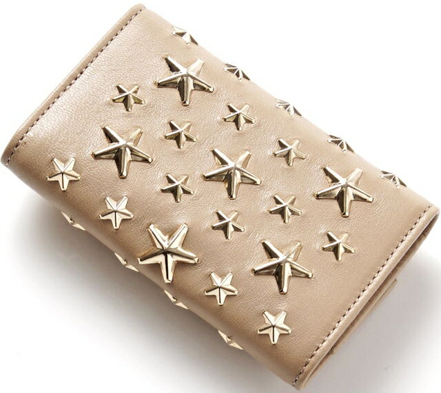 Jimmy Choo NEPTUNE CSTSTAR STUDS NUDE×GOLDジミーチュウ ネプテューン 6連キーケースヌード カーフゴールド スタースタッズ