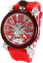 GAGA MILANO 6090.02-REDMANUALE 48MM CrystalKK~m }kA[ 48jZbNX 芪 rvVRo[ NX^XeXbh~NX^