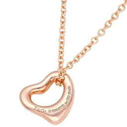 ティファニー オープンハート ネックレス（レディース） Tiffany&Co. 60957436 K18RGELSA PERETTIOPEN HEART PENDANT MINIティファニー エルサ・ペレッティ オープンハート ペンダント ミニ18金ローズゴールドTiffany 純正BOX＆ホワイトリボン巾着保護袋・ショップバッグ