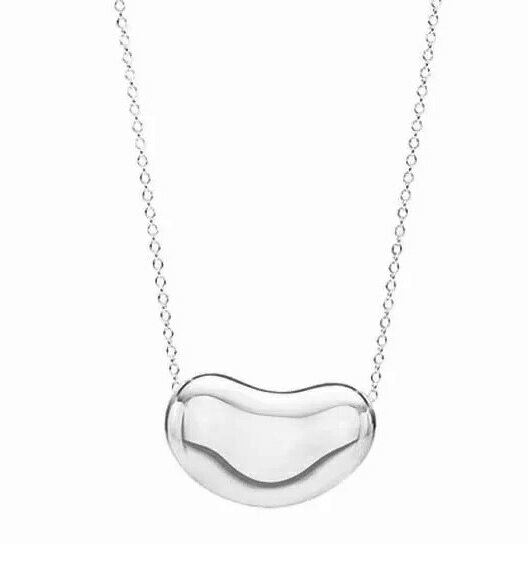 Tiffany&Co. 25185129 ELSA PERETTIIティファニー エルサ・ペレッティ ビーンズ デザイン ペンダント ミニ STERLING SILVERスターリングシルバーTiffany 純正BOX＆ホワイトリボン巾着保護袋・ショップバッグ