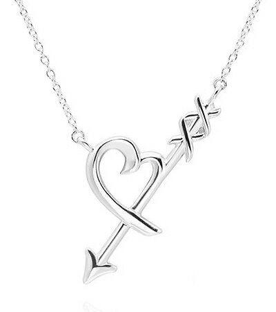 Tiffany&Co. 36343206 PICASSO GRAFFITIHEART & ARROW PENDANT ティファニー パロマ・ピカソ グラフィティ ラビングハート＆アロー ペンダント スターリングシルバーTiffany 純正BOX＆ホワイトリボン巾着保護袋・ショップバッグ