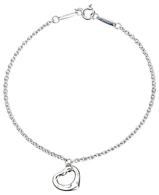 ティファニー オープンハート ネックレス（レディース） Tiffany&Co. 23318768ELSA PERETTIOPEN HEART BRACELET MINI STERLING SILVERティファニー エルサ・ペレッティ オープンハート ブレスレットスターリングシルバー ネックレス