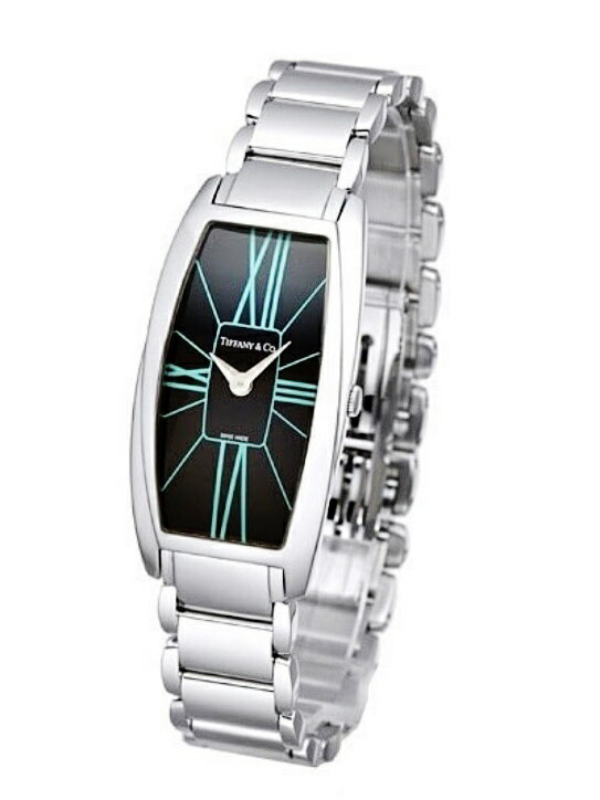 ティファニー 腕時計（レディース） Tiffany&Co. GEMEA WATCHZ6401.10.10A19A00Aティファニー ジェメア 腕時計レディース ウォッチ クォーツステンレス ブレスシルバー×ブラック×ティファニーブルー