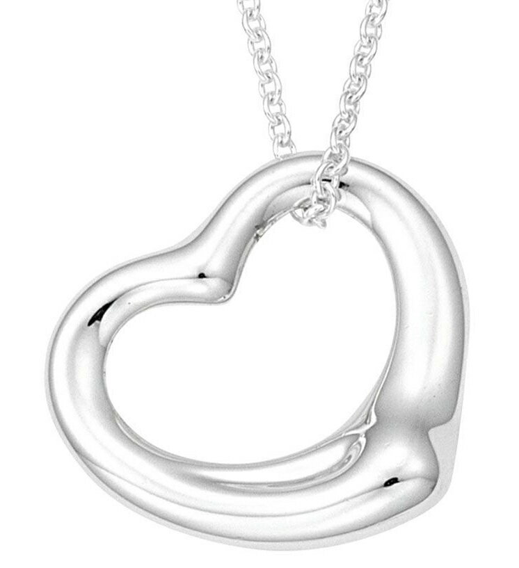 シルバー ペンダント Tiffany&Co. 10660084ELSA PERETTIOPEN HEART PENDANT 22mmティファニー エルサ・ペレッティ オープンハート ペンダントSILVER925 スターリングシルバーTiffany 純正BOX＆ホワイトリボン保護袋・ショップバッグ