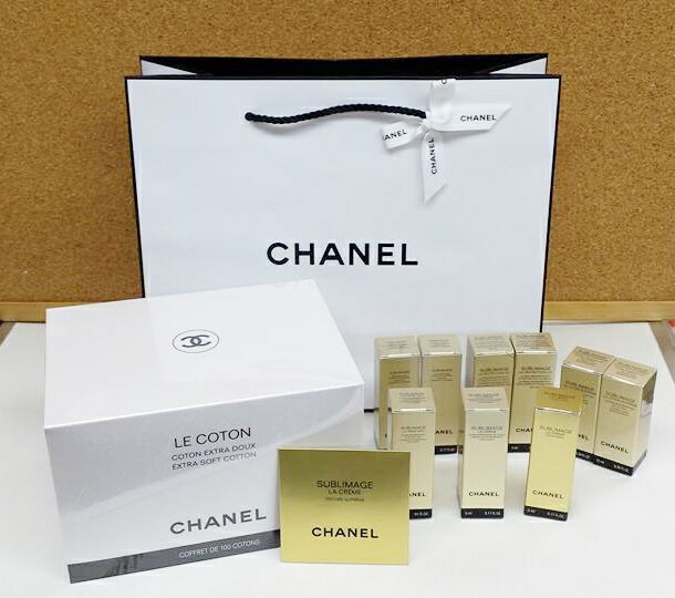 【楽天市場】【アウトレット・限定非売品】CHANEL LE COTON + SUBLIMAGE SAMPLE SETシャネル コットン1箱