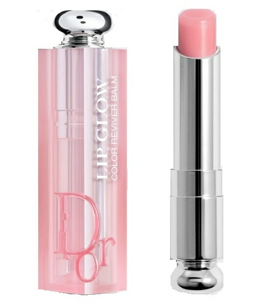 DIOR ADDICT LIP GLOWディオール アディクトリップ グロウ 001 ピンク 3.2g×1ナチュラル ティントリップバーム 限定リボン付パッケージ＆ショップバッグ