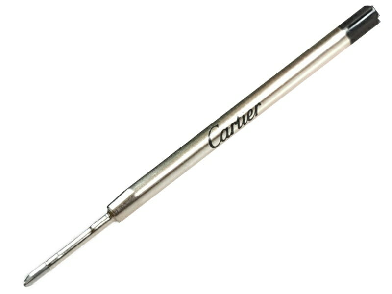 Cartier CRMXE0QJ6XBALLPOINT REFILL BLACK Mカルティエ ボールペン リフィル 1本専用替芯 ブラック Mサイズ（黒 中字) Cartier 純正BOX(※プラスチックケース付属無し)