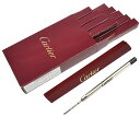 Cartier CRMXE0QJ6X BOXBALLPOINT REFILL BLACK Mカルティエ ボールペン リフィル 10本専用替芯 ブラック Mサイズ（黒・中字)Cartier 純正BOX(※プラスチックケース付属無し)