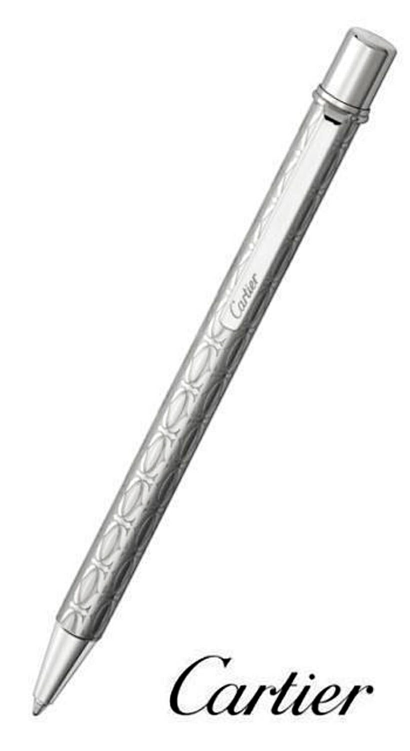 カルティエ ボールペン CARTIER ST150185(OP000142)BALLPOINT PENカルティエ ボールペンメタル パラジウムフィニッシュCartier 純正BOX・ギャランティー冊子