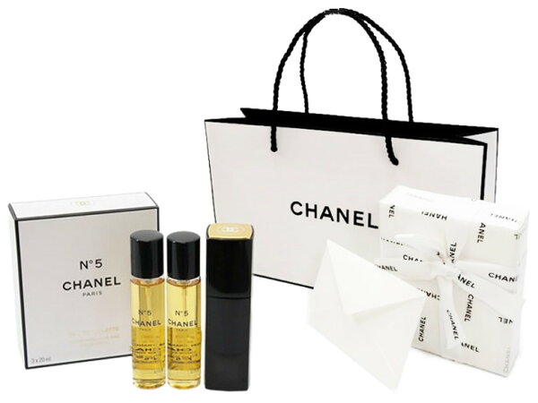 CHANELN°5TWISTSPRAYEAUDETOILETTE20ml×3シャネルN°5ツイスト&パーススプレイオードトワレC