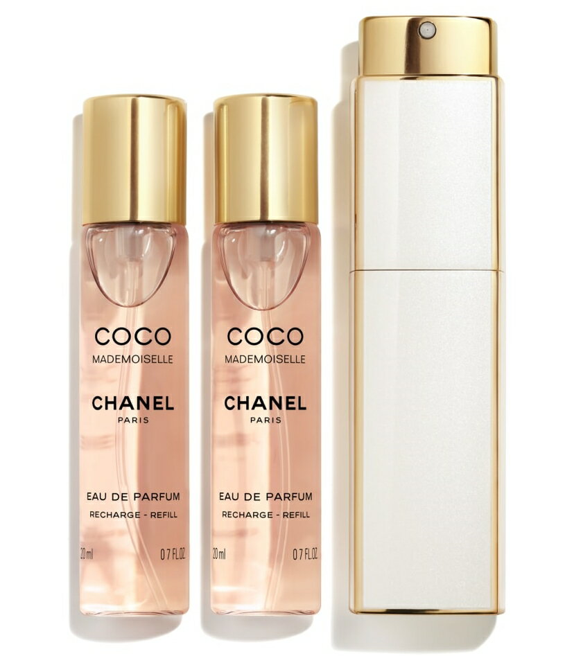 CHANEL COCO MADEMOISELLEEAU DE PARFUMTWIST AND SPRAY 20ml×3シャネル ココマドモアゼルオードゥ パルファム ツィスト＆スプレイCHANEL ショップバッグ付