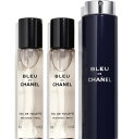 楽天ブランドショップ ア・ドマーニBLEU DE CHANEL EAU DE TOILETTREFILLABLE TRAVEL SPRAY 20ml×3ブルー ドゥ シャネルオードゥトワレット トラベル スプレイCHANEL ショップバッグ付