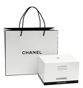 CHANEL LE COTONシャネル コットンCCロゴ入オーガニックコットン 100枚入CHANEL ショップバッグ※ラッピング不可