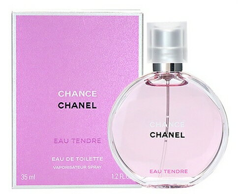 CHANEL CHANCE EAU TENDREEAU DE TOILETTE 35ml SPRAYチャンス オータンドゥルオードゥトワレット スプレーCHANEL ショップバッグ付