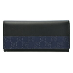 GUCCI408837-CWD3N-1070グッチ二折長財布グッチシマレザーブラック