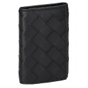 BOTTEGA VENETA630336-VCPQ4-4251ボッテガ・ヴェネタ 6連キーケースイントレチャートレザーミッドナイトブルー×シルバー