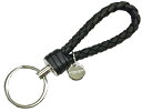 BOTTEGA VENETA 113539-V001D-4014INTRECCIATO NAPPA KEY RING TOURMALINE NAVYボッテガヴェネタ イントレチャート ナッパ キーリング ロゴプレート付トルマリンネイビー×シルバーBOTTEGA 純正BOX・保護袋コントロールカード