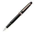 MONTBLANC 132484(112675)モンブラン マイスターシュテュックローズゴールドコート クラシック 万年筆 ブラック×ローズゴールド F※取寄品