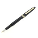 モンブラン 万年筆 MONTBLANC 132463（106513）モンブラン マイスターシュテュックゴールド コーティングクラシック 万年筆 ブラック×ゴールド ペン先F※取寄品