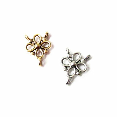 ニューヨーク ピューター コネクターフラワー コネクター 3カン（1個入り）ハンドメイド 手作り アクセ..