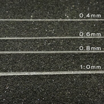 【大口巻き】 のびるテグス 透明 ポリウレタンゴム 約0.8mm （1巻 約50m）