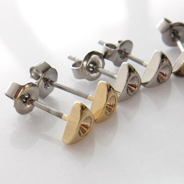 【50%OFF】 ピアス金具 トライアングル ステンレスポスト (2個)├ ハンドメイド 手作り アクセサリー パーツ ┤