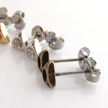 【50%OFF】 ピアス金具 トライアングル ステンレスポスト (2個)├ ハンドメイド 手作り アクセサリー パーツ ┤