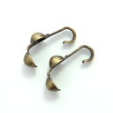 ビーズパーツ販売アクセサリー通りで買える「ボールチップ 内径 1mm (1個) 金古美」の画像です。価格は5円になります。