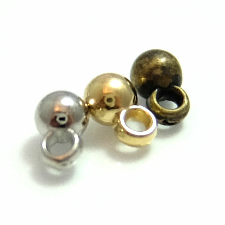 チャーム プラスチックパーツ(ABS樹脂)ミニボール 5×3.5mm(1個)