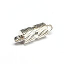 マグネット留め金具 銀色 15×4.5mm(2セット)ハンドメイド 手作り アクセサリー パーツ 手芸材料