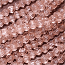 チェコビーズ メロンラウンド 3mm (1個)ロザリン ├ チェコ ビーズ アクセサリーパーツ アクセサリー パーツ ブレスレット ピアス イヤリング ネックレ...
