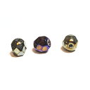 チェコビーズ ファイアポリッシュ フルコート アイリスブラウン 6mm(25個入り)ハンドメイド 手作り アクセサリー パーツ