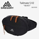 GREGORY グレゴリー バッグパック GREGORY TAILMATE S V2 08J29290 BLACK グレゴリー テールメイトS V2 8L メン...