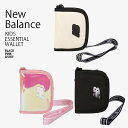 New Balance ニューバランス キッズ 財布 ESSENTIAL WALLET エッセンシャル ウォレット 折りたたみ コインケース ネックストラップ ...