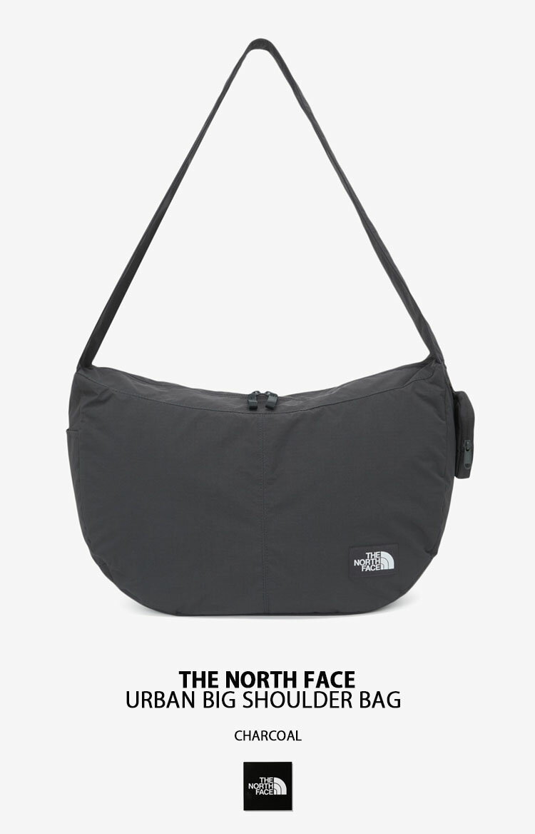 THE NORTH FACE ノースフェイス 三日月型 バッグ ショルダーバッグ URBAN BIG SHOULDER BAG 三日月バッグ スメッセンジャーバッグ BLACK CHARCOAL SAND バッグ かばん ロゴ カジュアル NN2PQ15A/B/C【中古】未使用品